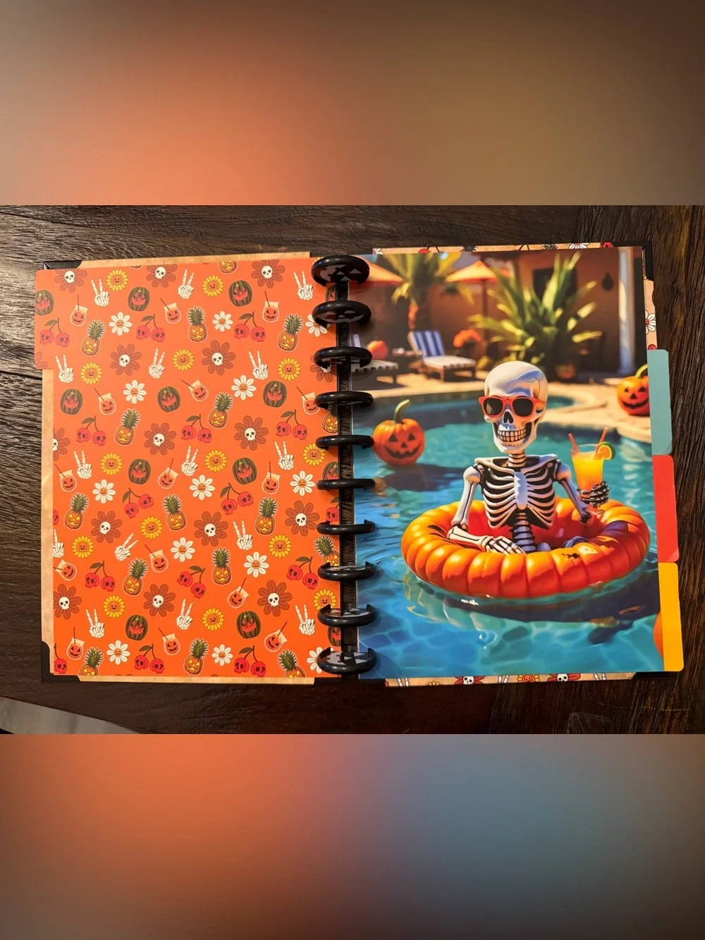 Used The Daily Grind Summerween Planner Cover and Dividers